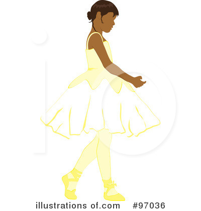 Royalty-Free (RF) Ballet Clipart Illustration by Pams Clipart - Stock Sample #97036