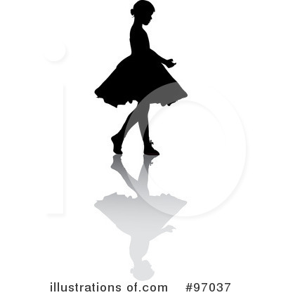 Royalty-Free (RF) Ballet Clipart Illustration by Pams Clipart - Stock Sample #97037