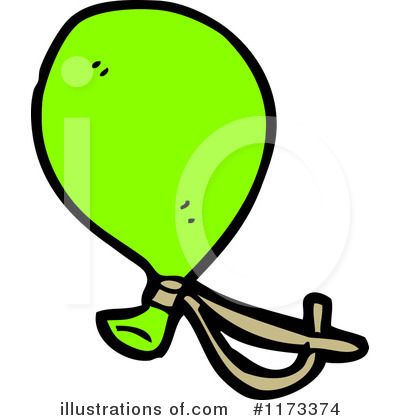 Royalty-Free (RF) Balloon Clipart Illustration by lineartestpilot - Stock Sample #1173374