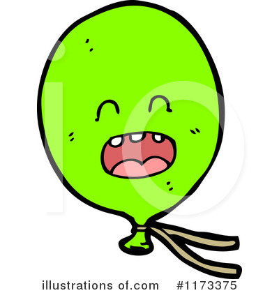 Royalty-Free (RF) Balloon Clipart Illustration by lineartestpilot - Stock Sample #1173375