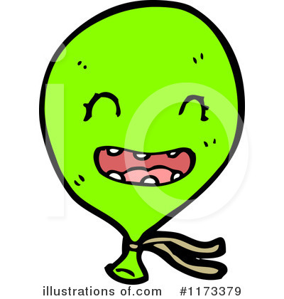 Royalty-Free (RF) Balloon Clipart Illustration by lineartestpilot - Stock Sample #1173379