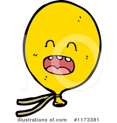 Royalty-Free (RF) Balloon Clipart Illustration by lineartestpilot - Stock Sample #1173381