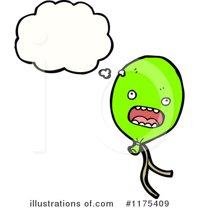 Royalty-Free (RF) Balloon Clipart Illustration by lineartestpilot - Stock Sample #1175409