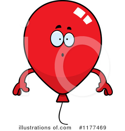 Party Balloon Character Clipart #1177469 by Cory Thoman