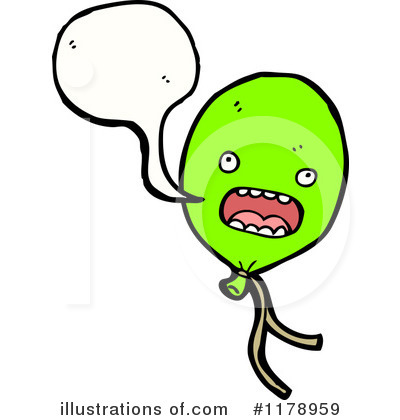 Royalty-Free (RF) Balloon Clipart Illustration by lineartestpilot - Stock Sample #1178959
