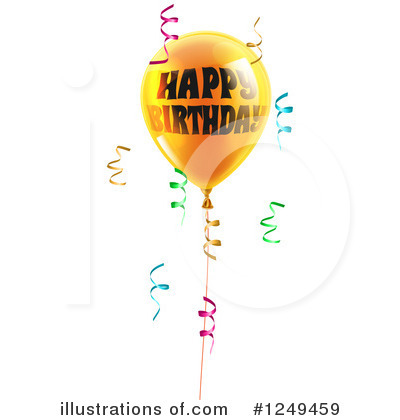 Royalty-Free (RF) Balloon Clipart Illustration by AtStockIllustration - Stock Sample #1249459