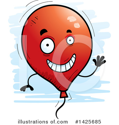 Party Balloon Clipart #1425685 by Cory Thoman