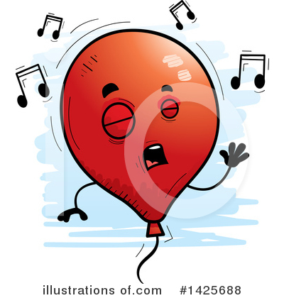 Royalty-Free (RF) Balloon Clipart Illustration by Cory Thoman - Stock Sample #1425688