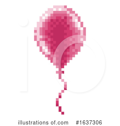 Royalty-Free (RF) Balloon Clipart Illustration by AtStockIllustration - Stock Sample #1637306