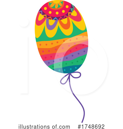 Royalty-Free (RF) Balloon Clipart Illustration by Vector Tradition SM - Stock Sample #1748692