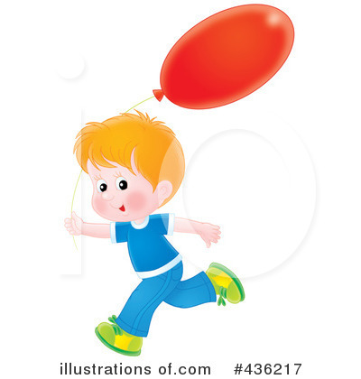 Royalty-Free (RF) Balloon Clipart Illustration by Alex Bannykh - Stock Sample #436217
