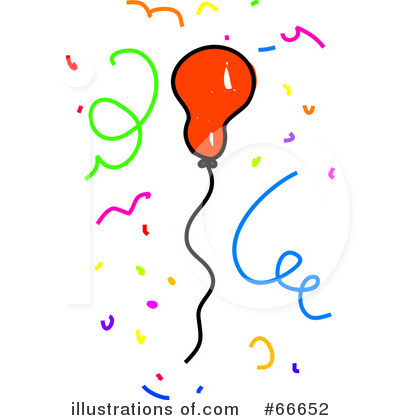 Royalty-Free (RF) Balloon Clipart Illustration by Prawny - Stock Sample #66652