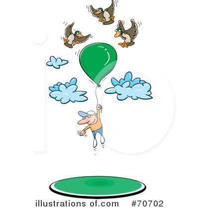 Royalty-Free (RF) Balloon Clipart Illustration by jtoons - Stock Sample #70702