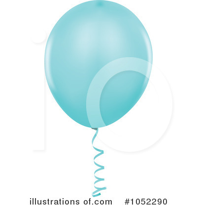 Blue Party Balloon Clipart #1052290 by dero