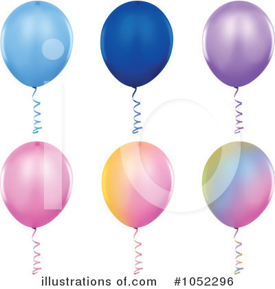 Royalty-Free (RF) Balloons Clipart Illustration by dero - Stock Sample #1052296