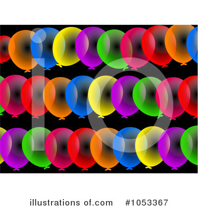 Royalty-Free (RF) Balloons Clipart Illustration by Prawny - Stock Sample #1053367