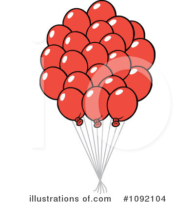 Balloon Clipart #1092104 by Johnny Sajem