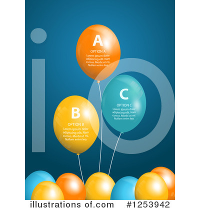 Royalty-Free (RF) Balloons Clipart Illustration by elaineitalia - Stock Sample #1253942