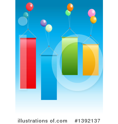 Royalty-Free (RF) Balloons Clipart Illustration by elaineitalia - Stock Sample #1392137