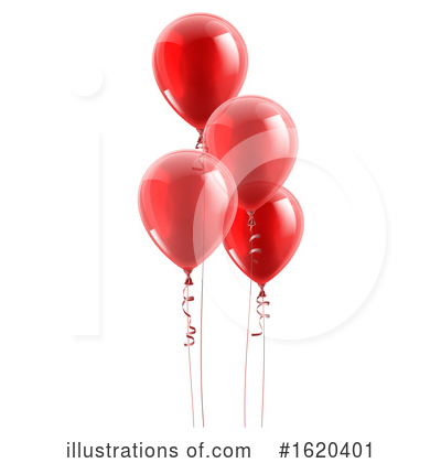 Royalty-Free (RF) Balloons Clipart Illustration by AtStockIllustration - Stock Sample #1620401