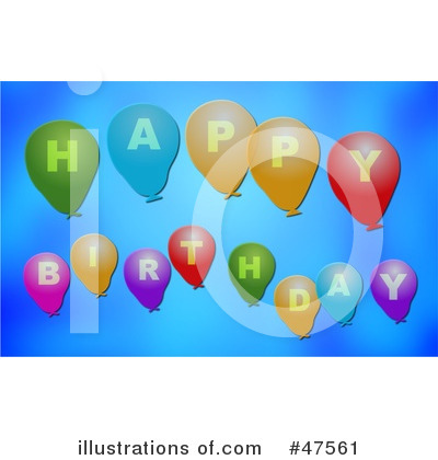 Royalty-Free (RF) Balloons Clipart Illustration by Prawny - Stock Sample #47561
