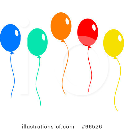 Royalty-Free (RF) Balloons Clipart Illustration by Prawny - Stock Sample #66526