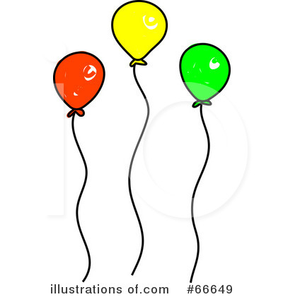 Royalty-Free (RF) Balloons Clipart Illustration by Prawny - Stock Sample #66649