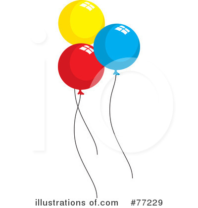 Balloons Clipart #77229 by Rosie Piter