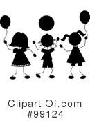 Balloons Clipart #99124 by Pams Clipart