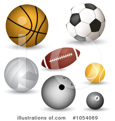 Royalty-Free (RF) Balls Clipart Illustration by vectorace - Stock Sample #1054069