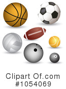 Balls Clipart #1054069 by vectorace