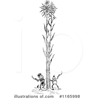 Royalty-Free (RF) Bamboo Clipart Illustration by Prawny Vintage - Stock Sample #1165998