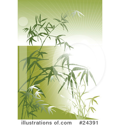 Royalty-Free (RF) Bamboo Clipart Illustration by Eugene - Stock Sample #24391