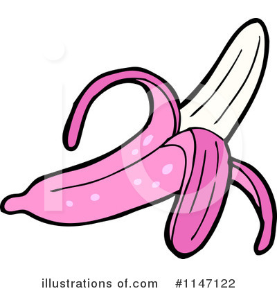 Royalty-Free (RF) Banana Clipart Illustration by lineartestpilot - Stock Sample #1147122