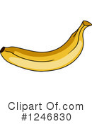 Banana Clipart #1246830 by Vector Tradition SM