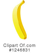 Banana Clipart #1246831 by Vector Tradition SM