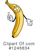 Banana Clipart #1246834 by Vector Tradition SM