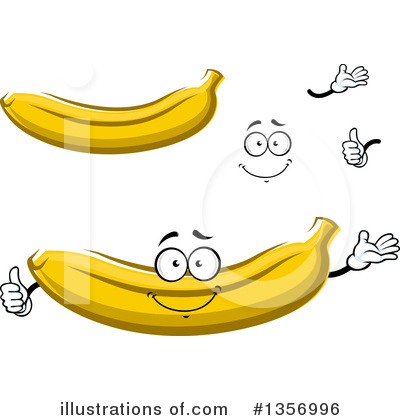 Royalty-Free (RF) Banana Clipart Illustration by Vector Tradition SM - Stock Sample #1356996
