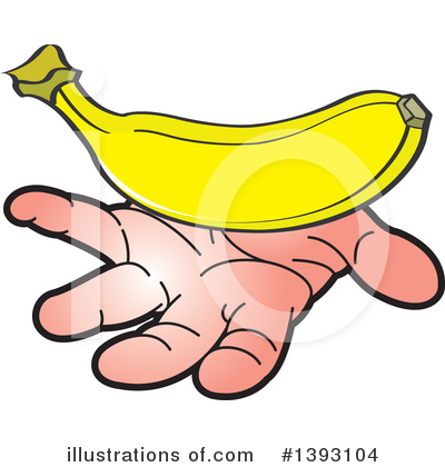 Royalty-Free (RF) Banana Clipart Illustration by Lal Perera - Stock Sample #1393104