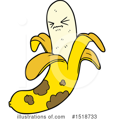 Royalty-Free (RF) Banana Clipart Illustration by lineartestpilot - Stock Sample #1518733
