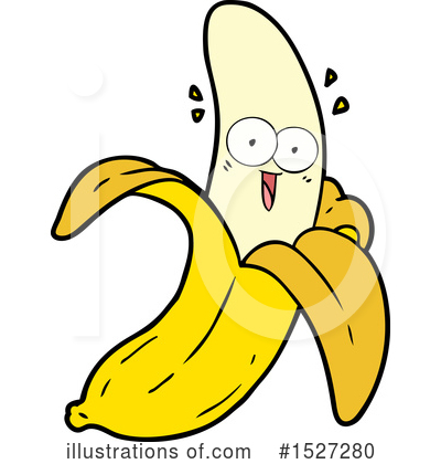 Royalty-Free (RF) Banana Clipart Illustration by lineartestpilot - Stock Sample #1527280