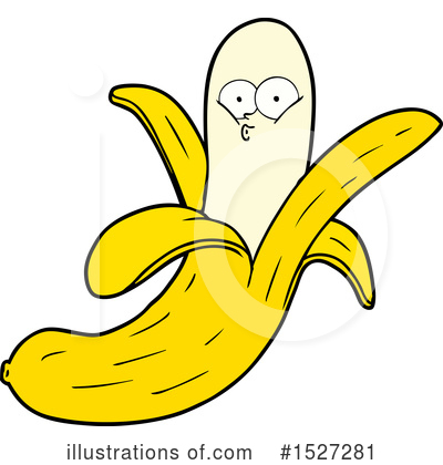 Royalty-Free (RF) Banana Clipart Illustration by lineartestpilot - Stock Sample #1527281