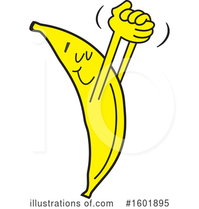 Bananas Clipart #1601895 by Johnny Sajem