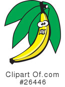 Banana Clipart #26446 by David Rey
