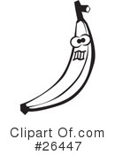 Banana Clipart #26447 by David Rey
