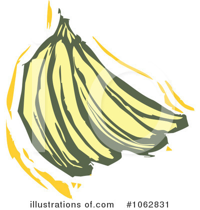 Royalty-Free (RF) Bananas Clipart Illustration by xunantunich - Stock Sample #1062831