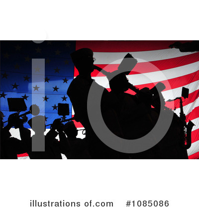 Royalty-Free (RF) Band Clipart Illustration by JVPD - Stock Sample #1085086