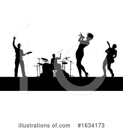 Royalty-Free (RF) Band Clipart Illustration by AtStockIllustration - Stock Sample #1634173