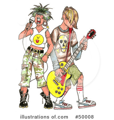 Punk Girl Clipart #50008 by LoopyLand
