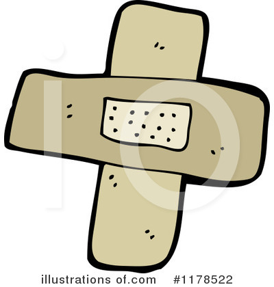 Royalty-Free (RF) Bandage Clipart Illustration by lineartestpilot - Stock Sample #1178522